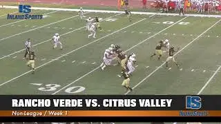 FOOTBALL: Rancho Verde vs. Citrus Valley