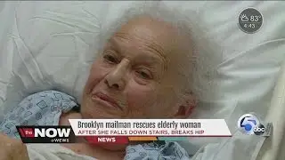 Mailman comes to elderly woman's rescue after fall in Brooklyn home