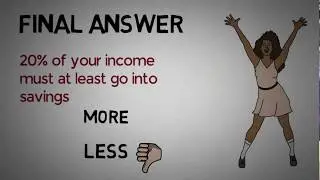 How Much You Must  Save Monthly From Your Income
