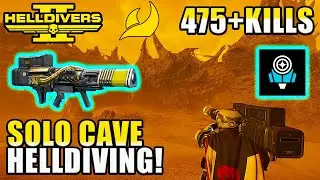 Helldivers 2 - SOLO CAVE HELLDIVING Is Absolutely *INSANE*!! (Solo Max Difficulty)