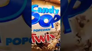 ASMR Candy Popcorn in Twix Chocolate Flavor 🍫🌈|| #chocolate popcorn #shorts #shortsyoutube #asmr