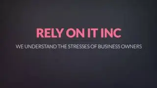 Rely on It Inc - It Support in San Jose