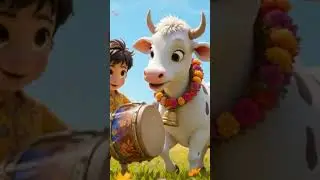 ✨ गैया गैया, मेरी प्यारी गैया &ndash;(Part-5) Magical Cow Adventures in Green Forest! 🐄 |  Hindi Rhyme
