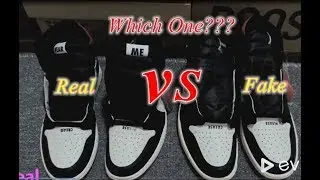 Real VS Fake Air Jordan 1 Not for Resale