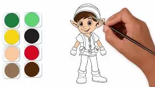 Cute Elf Painting for Kids Age 6-8 | Easy Step-by-Step Tutorial