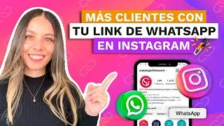 Como poner LINK DE WHATSAPP en INSTAGRAM