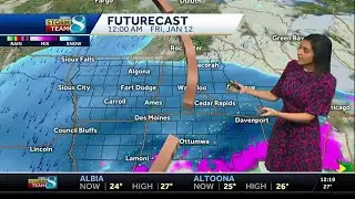 Snowstorm approaches Iowa ahead of dangerous low temperatures this weekend