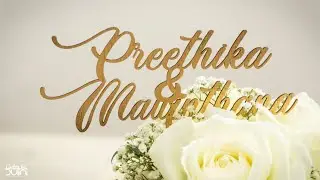 A Glamorous Engagement Cake for Preethika & Mavinthana 💍| Semi Naked Cake