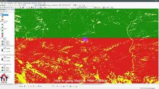 How to using Majority Filter Toolbox In ArcGIS