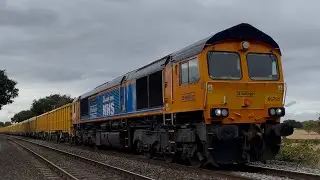 Diesel locomotive epic 66311 66523 66759 66723 66731 epic tones Burbage common 2/8/25 