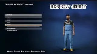 Download RCB New Jersey  [EASIEST WAY] - CRICKET 19 PC