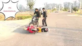 Little Rider Abdullah: Super Fast Mini Bike accident on Ride 🚀😘 