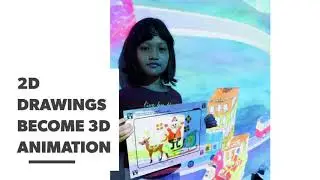 Future Park Jakarta :Digital Art Exhibition, turns 2D drawing to 3D Movement