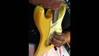 1966 Blond Fender Strat Sound Clip www.eddievegas.com Eddie Vegas