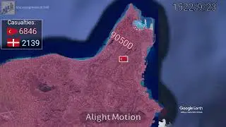 The Siege of Rhodes 1522 in 45 seconds Using Google Earth