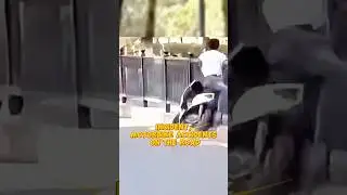 Incident motorbike accidents on the road #short #motorcycle #funny