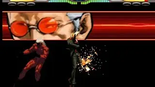 Oswald using #Epic hidden moves on #saiki ☠️ #kof #oswald #kofmugen  #neomax #desperation  #kofwing