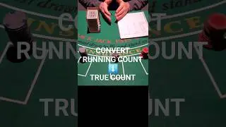 Can YOU Convert The Running Count to The True Count? #blackjack