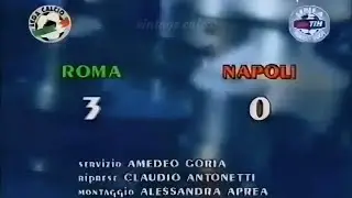 Roma-Napoli 3:0, 2000/01 - Domenica Sportiva 