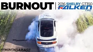 2016 Shelby GT350 Burnout on Falken Tires