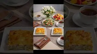 Chicken Potato & Cheese Casserole #food #homecuisine #cooking #eggrice #healthyfood #recipe #baking