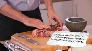 T-Bone Steak mit Kaffee-Rub: Christof Feichtinger kocht mit K&uuml;chenchef J&ouml;rg G&ouml;tte