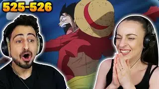 LUFFY TAMES THE KRAKEN!! *ONE PIECE* Episodes 525 & 526 REACTIONS!