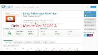 Ускорьте оптимизацию WordPress всего за 1 минуту GTMETRIX + Page Speed Insights