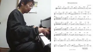 『Greensleeves (Traditional)』 played by Takeshi Fukushima (Solo Piano) with sheet