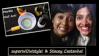 Marble Nail Art: For DUMMIES Featuring Stacey Castanha | Indian Beauty Bloggers Collab!
