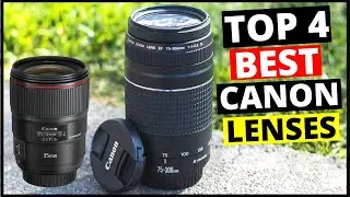 Top 4 Best Canon Lenses in 2024 (Buying Guide) | Canon Lens Review | Review Maniac