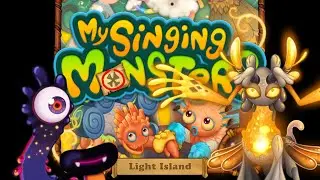 Light Island Fire Expansion Mix but with Phosphoran Phlox and Shhimmer {My Singing Monsters}