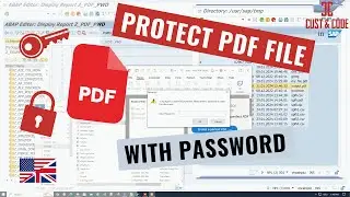 Create and protect PDF file with password - with SAP ABAP [english]