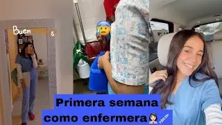 PRIMERA SEMANA SIENDO ENFERMERA 👩🏻‍⚕️💉 / pasantía de enfermeria!