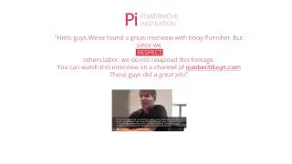 Bboy Punisher 2014 Interview (NEW) | [Pi]