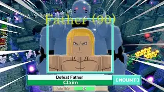 Beating Father Level 90  | Secret Lab | New Mount | All Star Tower Defense (Solo) Full GamePlay