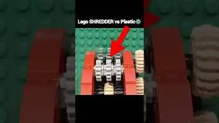 Lego SHREDDER 2.0 vs Plastic⚙️ | #lego #legotechnic #legomachine #lego9000