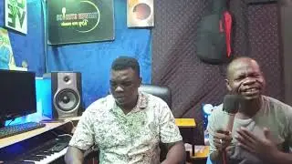 Jalogo Elijah ministering live in yaweh studio Migori with Roy v.