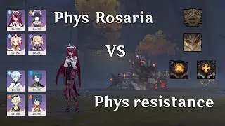 Genshin Impact 2.4 Spiral Abyss Floor 12 with 4* Chars Rosaria physical carry