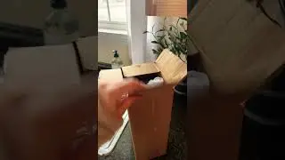 Amazon unboxing during a STORM ⛈️ 🌬️ #amazonunboxing #stanleycup #storm #asmr