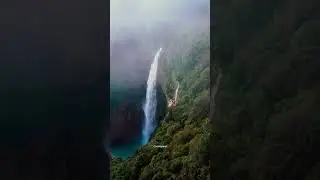 Cherrapunji in monsoon mode#naturelovers #rainyvibe #music #love #song #chirapunji #fy