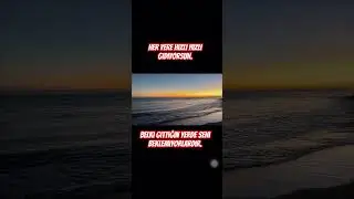 Her yere acele etme belki de&hellip;. #motivation #asmr #deniz #g&uuml;nbatımı #shortvideo #eğlence