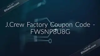 j.crew Factory Promo Code