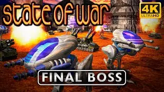 〈4K〉State Of War 2001 Final Boss OVERMIND & Ending - No Commentary GamePlay