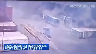 Massive explosion and fire kills 14, injures over 700 at port in Iran, officials say