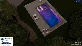 18 x 36 Gunite with Tanning Ledge & In Pool Spa
