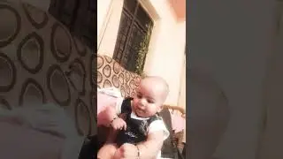 Sheru sit on dad and laugh 😂🤣