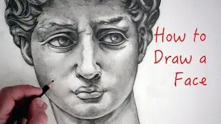 How to Draw a Face: Michelangelo's David: Narrated Drawing Tutorial