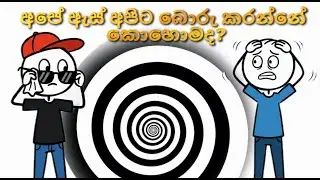 ඔබේ ඇස් ඔබට බොරු කරන්නේ කොහොමද? 😵 | Optical Illusion Challenge #srilanka #video #selfimprovement
