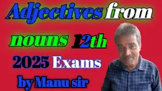 Adjectives from nouns/U.p.s.c.b.p.s.c./graduation Inter